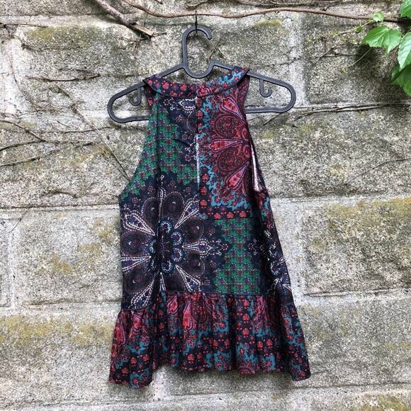 Sea New York Silk Wool Patchwork Paisley Peplum 2 - Picture 5 of 7
